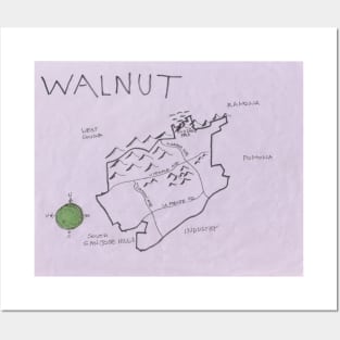 Walnut Posters and Art